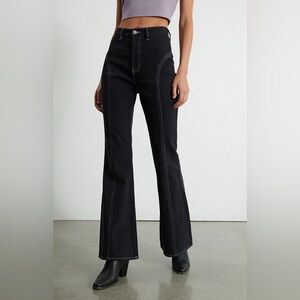 Pacsun Black Highrise Flare Jeans